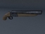 sawn-off shotgun ( low poly )